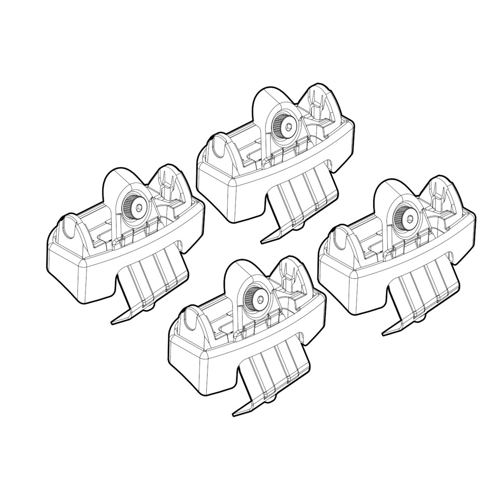 Βλησαρούλης Car Center - ΑΚΡΑ ΓΙΑ ΜΠΑΡΕΣ NORDRIVE ΓΙΑ AUDI Q3 SPORTBACK 10/2019+  - 4 τεμ.