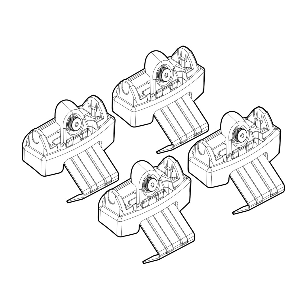 Βλησαρούλης Car Center - ΠΟΔΙΑ ΓΙΑ ΜΠΑΡΕΣ NORDRIVE ΓΙΑ PEUGEOT 3008 12/2023+  - 4 Τεμ.