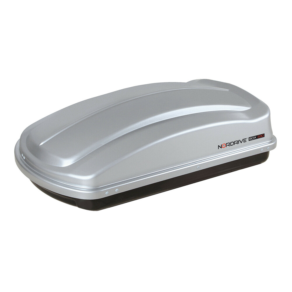 Βλησαρούλης Car Center - ΜΠΑΓΚΑΖΙΕΡΑ ΟΡΟΦΗΣ NORDRIVE BOX 330 LT ΓΚΡΙ ΧΡΩΜΑ ΜΕ ΑΝΑΓΛΥΦΗ ΥΦΗ - 1 ΤΕΜ.