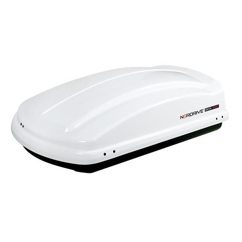 Βλησαρούλης Car Center - ΜΠΑΓΚΑΖΙΕΡΑ ΟΡΟΦΗΣ NORDRIVE BOX 330 LT ΛΕΥΚΗ ΜΕ ΓΥΑΛΙΣΤΕΡΗ ΥΦΗ - 1 ΤΕΜ.