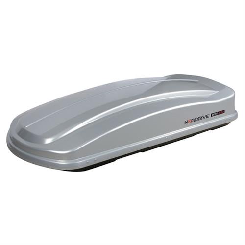Βλησαρούλης Car Center - ΜΠΑΓΚΑΖΙΕΡΑ ΟΡΟΦΗΣ NORDRIVE BOX 530D LT ΜΕ ΔΙΠΛΟ ΑΝΟΙΓΜΑ ΣΕ ΑΣΗΜΙ ΧΡΩΜΑ ΜΕ ΓΥΑΛΙΣΤΕΡΗ ΥΦΗ - 1 ΤΕΜ.