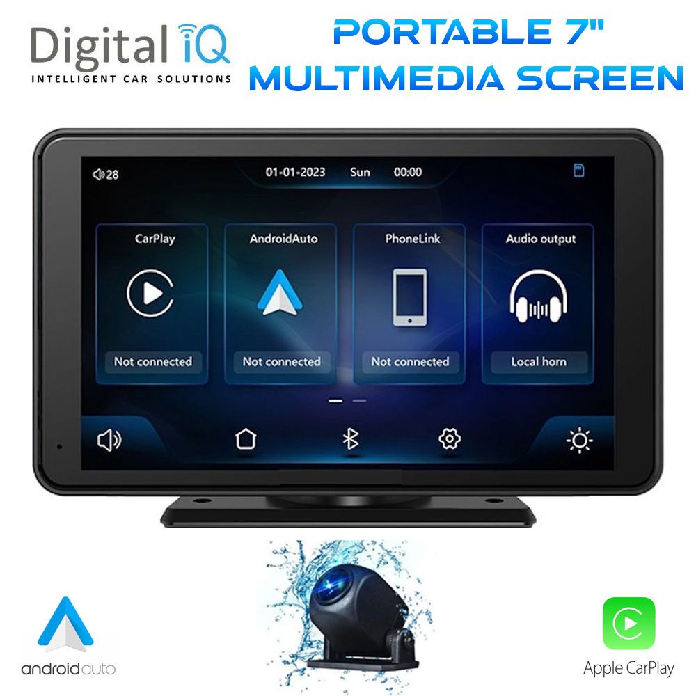 Βλησαρούλης Car Center - DIGITAL IQ PNA 7000_CPA (7inc) (PORTABLE MULTIMEDIA CARPLAY & ANDROID AUTO)