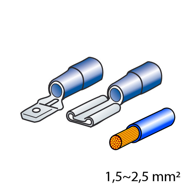 Βλησαρούλης Car Center - ΦΙΣΑΚΙΑ 6.3 x 0.8mm (40τμχ.)