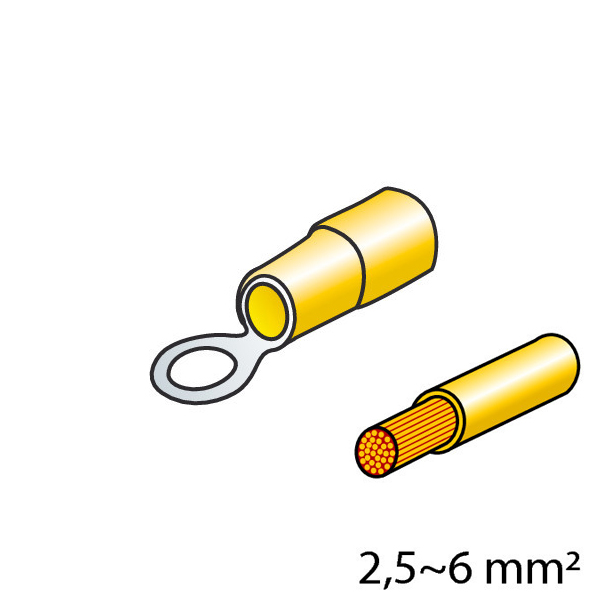 Βλησαρούλης Car Center - ΦΙΣΑΚΙΑ (ΚΙΤΡΙΝΟ - 5mm) - 10 ΤΕΜ.