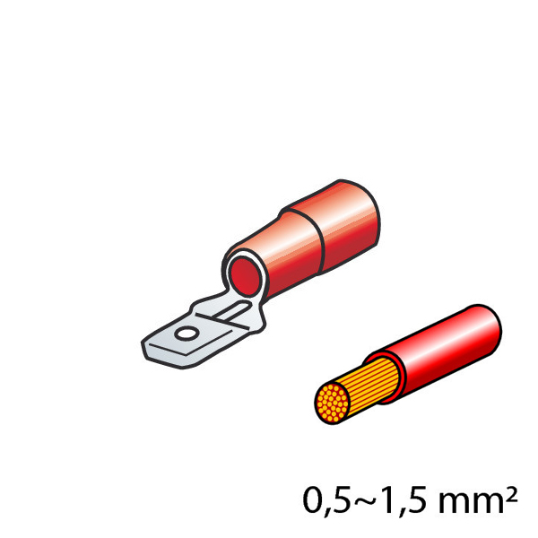 Βλησαρούλης Car Center - ΦΙΣΑΚΙΑ 6.3 x 0.8mm (10τμχ.)