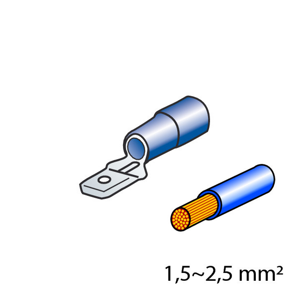 Βλησαρούλης Car Center - ΦΙΣΑΚΙΑ 6.3 x 0.8mm (10τμχ.)