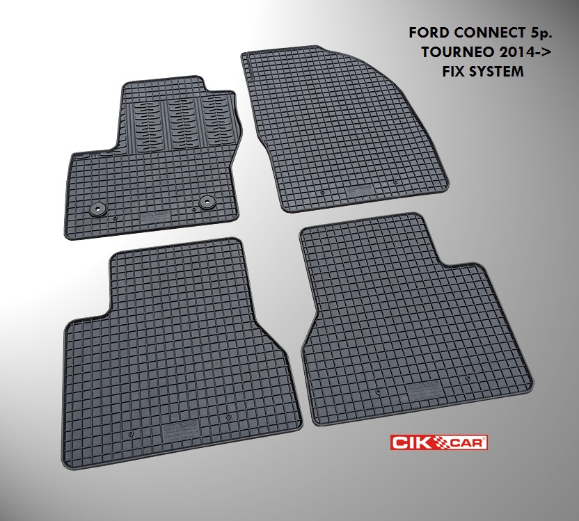 Βλησαρούλης Car Center - Cik - FORD TRANSIT CONNECT TOURNEO 2014+ ΠΑΤ.ΛΑΣΤΙΧΟ 5 ΘΕΣΕΩΝ (ΜΕ ΚΟΥΜΠΩΜΑΤΑ) - 4 ΤΕΜ. (RM.FO.0006/CK)