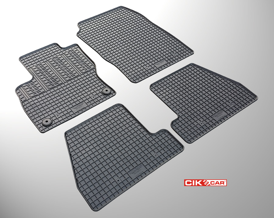 Βλησαρούλης Car Center - Cik - ΠΑΤΑΚΙΑ ΑΥΤΟΚΙΝΗΤΟΥ ΑΠΟ ΛΑΣΤΙΧΟ ΓΙΑ FORD FOCUS FACELIFT 2014-2018 ΣΕ ΜΑΥΡΟ ΧΡΩΜΑ ΜΕ ΚΟΥΜΠΩΜΑΤΑ - 4 ΤΕΜ. (RM.FO.0013/CK)