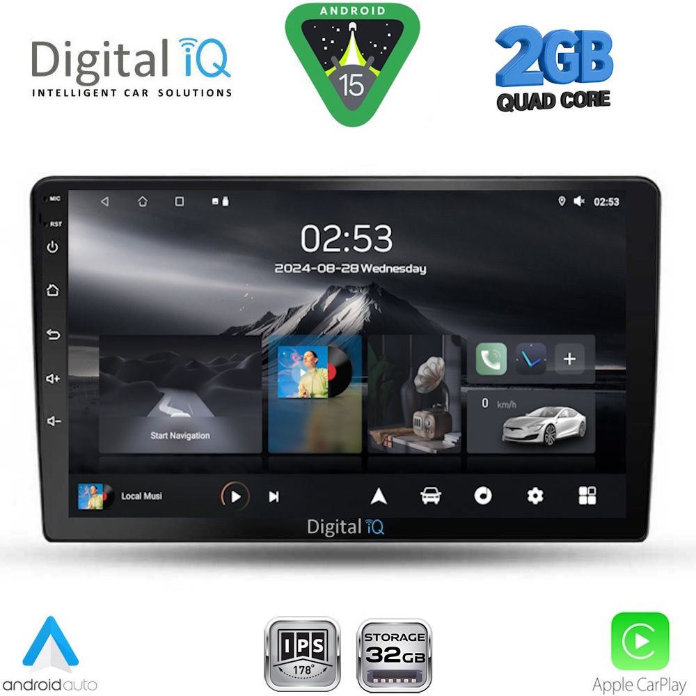 Βλησαρούλης Car Center - DIGITAL IQ RSD 1026_CPA (9inc) MULTIMEDIA TABLET for ALFA ROMEO GIULIETTA mod 2014-2020