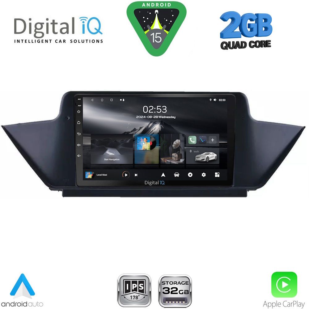 Βλησαρούλης Car Center - DIGITAL IQ RSD 1056_CPA (10inc) MULTIMEDIA TABLET for BMW X1 mod. 2009-2015