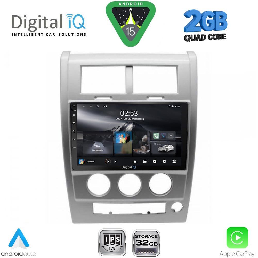 Βλησαρούλης Car Center - DIGITAL IQ RSD 1270_CPA (10inc) MULTIMEDIA TABLET for JEEP CHEROKEE – LIBERTY mod. 2007-2014