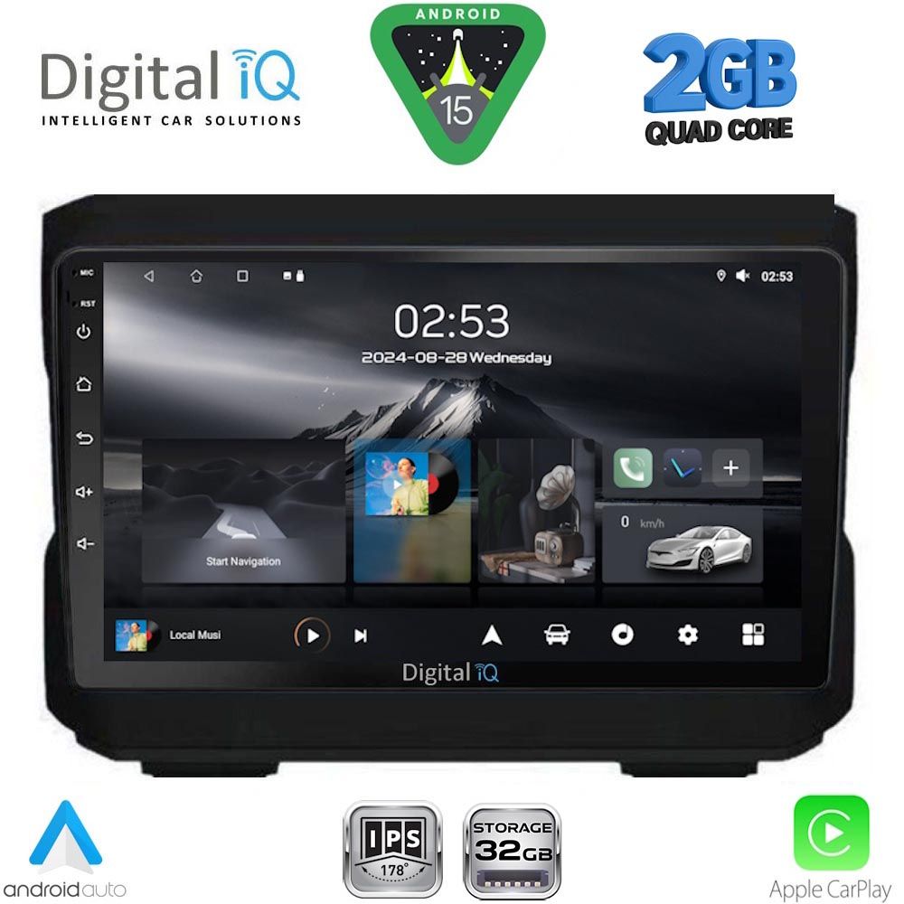Βλησαρούλης Car Center - DIGITAL IQ RSD 1272_CPA (10inc) MULTIMEDIA TABLET for JEEP  mod. 2007-2014 - DODGE mod. 2007-2014
