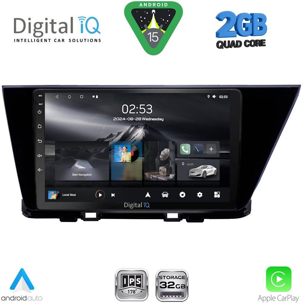 Βλησαρούλης Car Center - DIGITAL IQ RSD 1305_CPA (9inc) MULTIMEDIA TABLET for KIA NIRO mod. 2017-2021