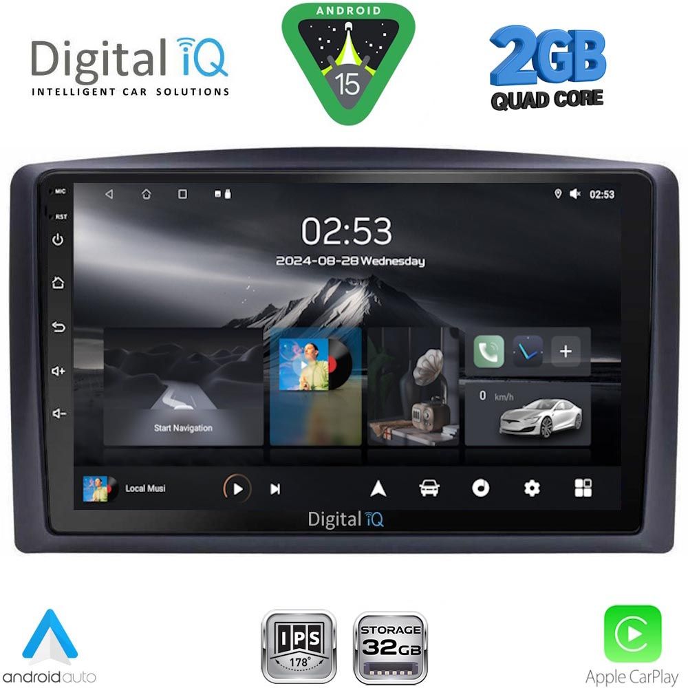 Βλησαρούλης Car Center - DIGITAL IQ RSD 1421_CPA (10inc) MULTIMEDIA TABLET for MERCEDES VITO – VIANO  (W447) mod. 2015-2022
