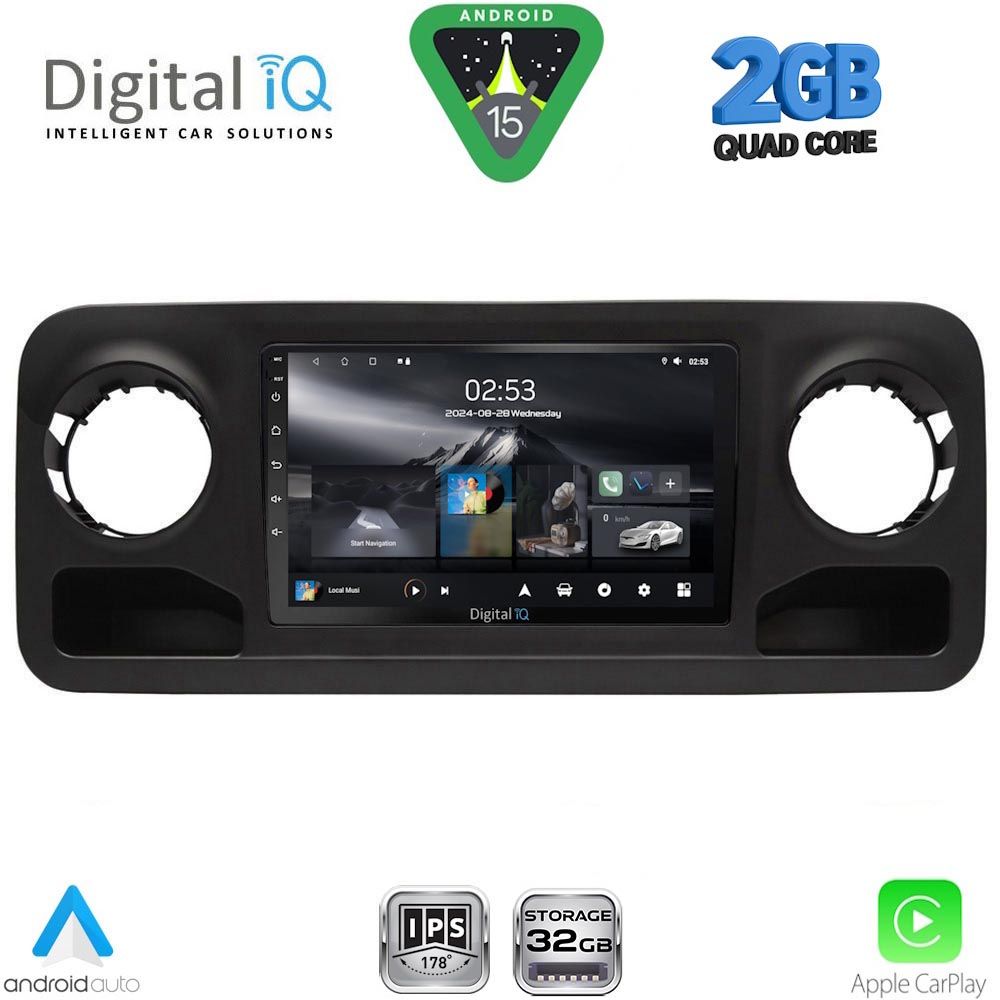 Βλησαρούλης Car Center - DIGITAL IQ RSD 1424_CPA (10inc) MULTIMEDIA TABLET for MERCEDES SPRINTER mod. 2018-2026