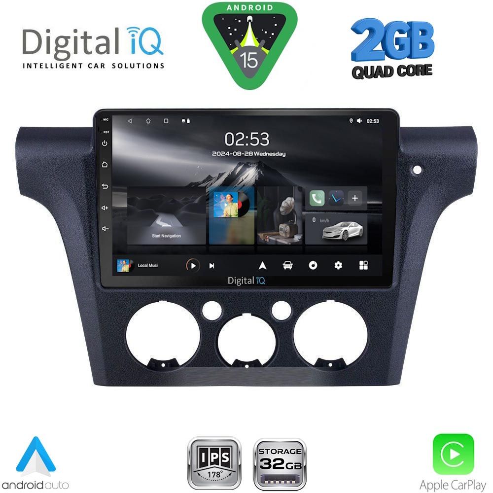 Βλησαρούλης Car Center - DIGITAL IQ RSD 1441_CPA CLIMA (10inc) MULTIMEDIA TABLET for MITSUBISHI OUTLANDER mod. 2001-2005 with CLIMA