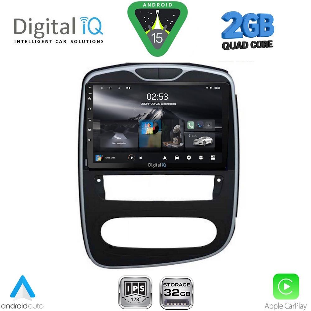 Βλησαρούλης Car Center - DIGITAL IQ RSD 1545_CPA (10inc) MULTIMEDIA TABLET for RENAULT CLIO mod. 2016-2019