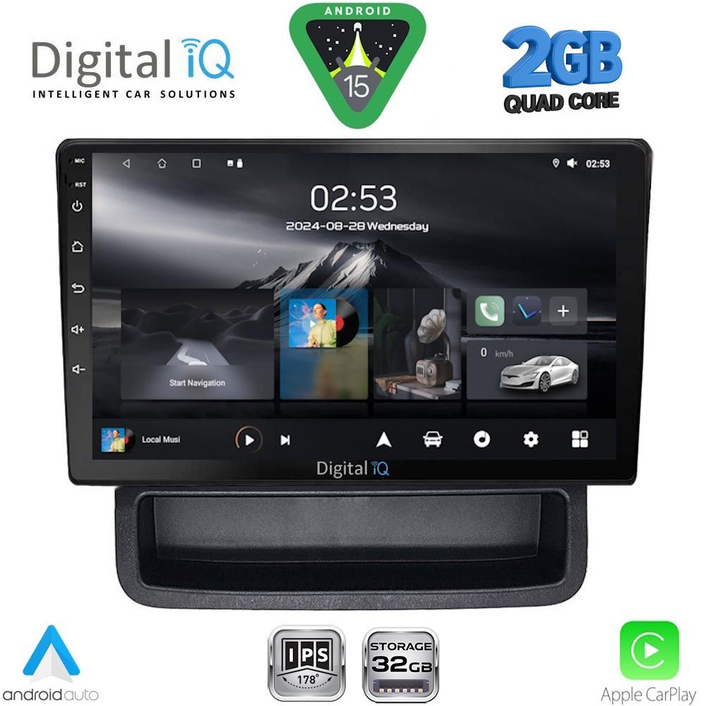 Βλησαρούλης Car Center - DIGITAL IQ RSD 1559_CPA (10inc) MULTIMEDIA TABLET for OPEL VIVARO – RENAULT TRAFIC - NISSAN PRIMASTAR mod. 2004-2015