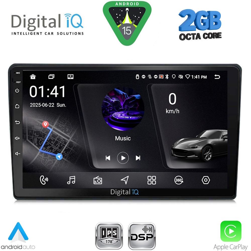 Βλησαρούλης Car Center - DIGITAL IQ RSF 4735_CPA DASH (9inc) MULTIMEDIA TABLET for TOYOTA YARIS mod. 1999-2006