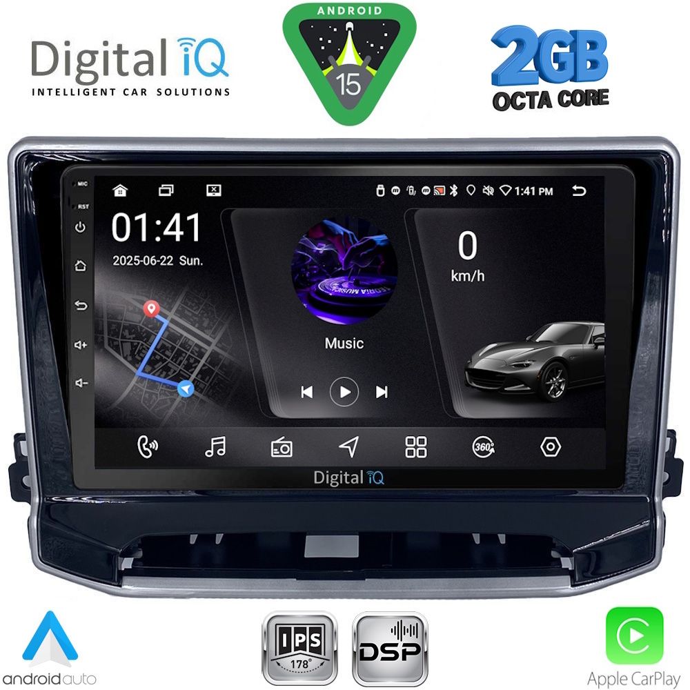 Βλησαρούλης Car Center - DIGITAL IQ RSF 4279_CPA (10inc) MULTIMEDIA TABLET for JEEP COMPASS mod. 2022-2026