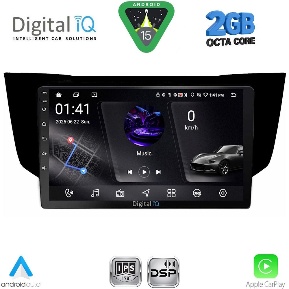 Βλησαρούλης Car Center - DIGITAL IQ RSF 4345BL_CPA (9inc) MULTIMEDIA TABLET for LEXUS RX 300 – 400 mod. 2003-2008