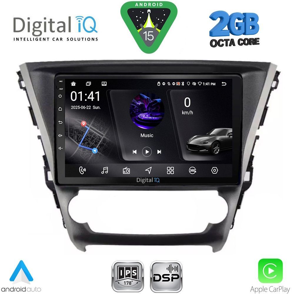 Βλησαρούλης Car Center - DIGITAL IQ RSF 4706_CPA (10inc) MULTIMEDIA TABLET for TOYOTA AVENSIS mod. 2016-2019