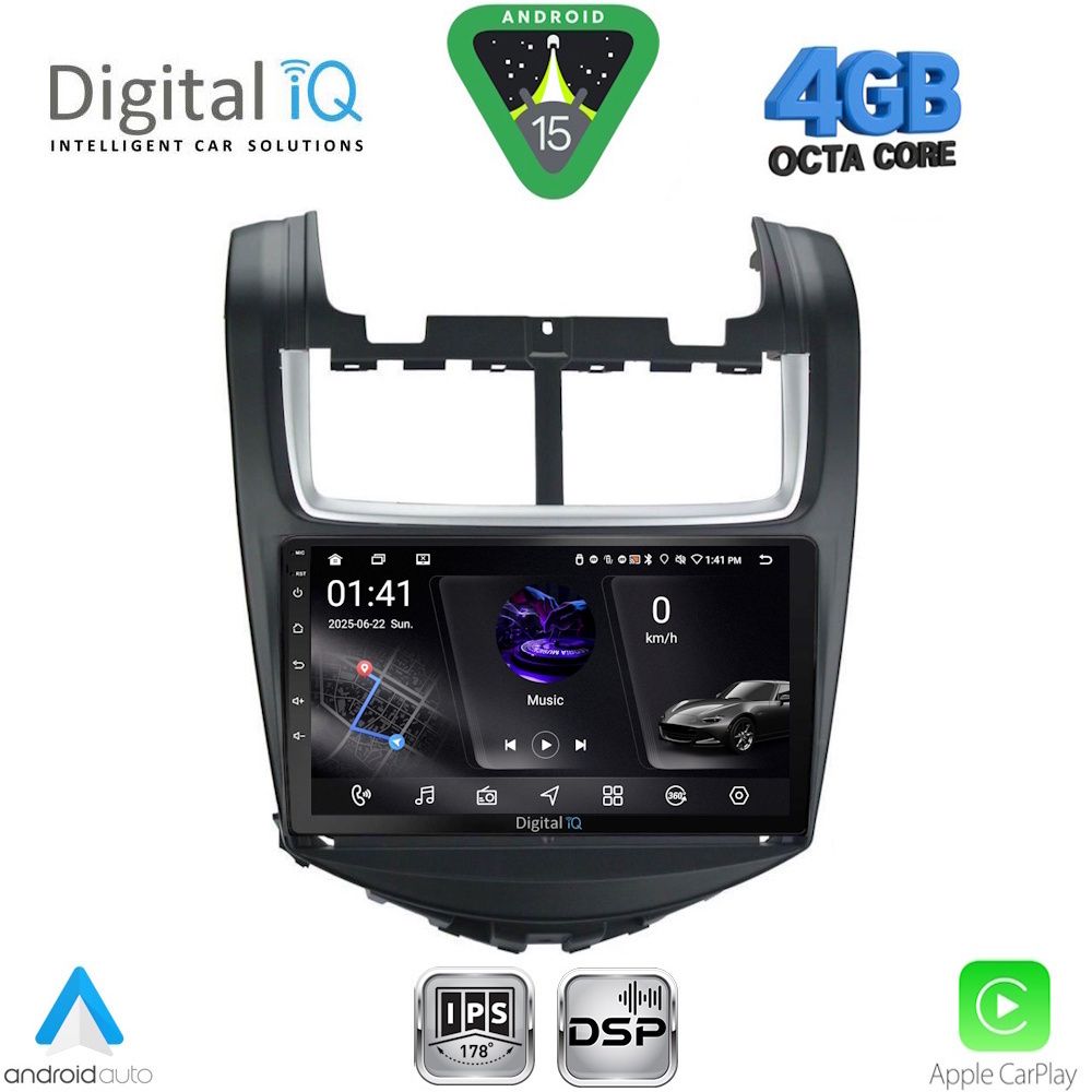 Βλησαρούλης Car Center - DIGITAL IQ RSG 6075_CPA (9inc) MULTIMEDIA TABLET for CHEVROLET AVEO mod. 2014-2017