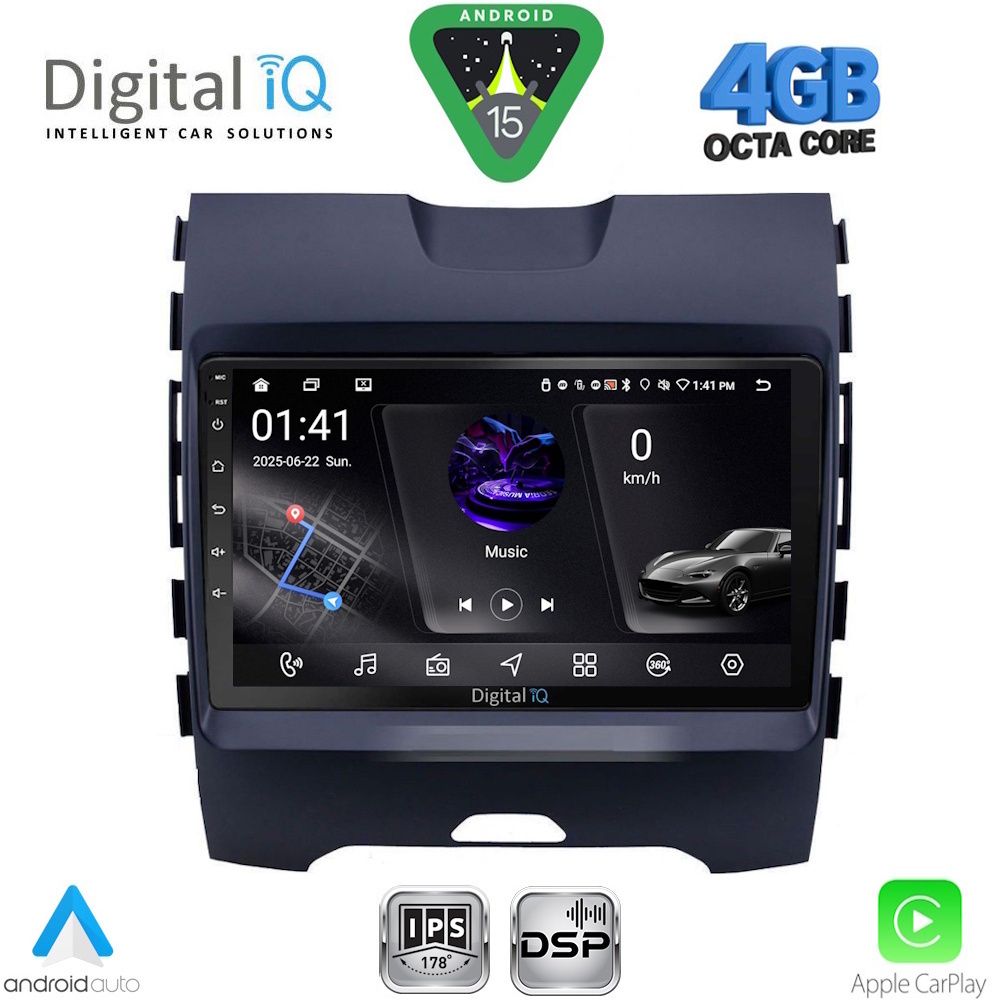 Βλησαρούλης Car Center - DIGITAL IQ RSG 6152_CPA (9inc) MULTIMEDIA TABLET for FORD EDGE  mod. 2015-2023