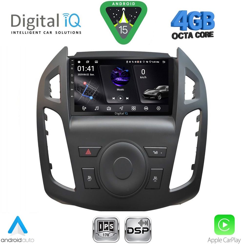 Βλησαρούλης Car Center - DIGITAL IQ RSG 6176_CPA  (9inc) MULTIMEDIA TABLET for FORD TRANSIT CONNECT mod. 2013-2018