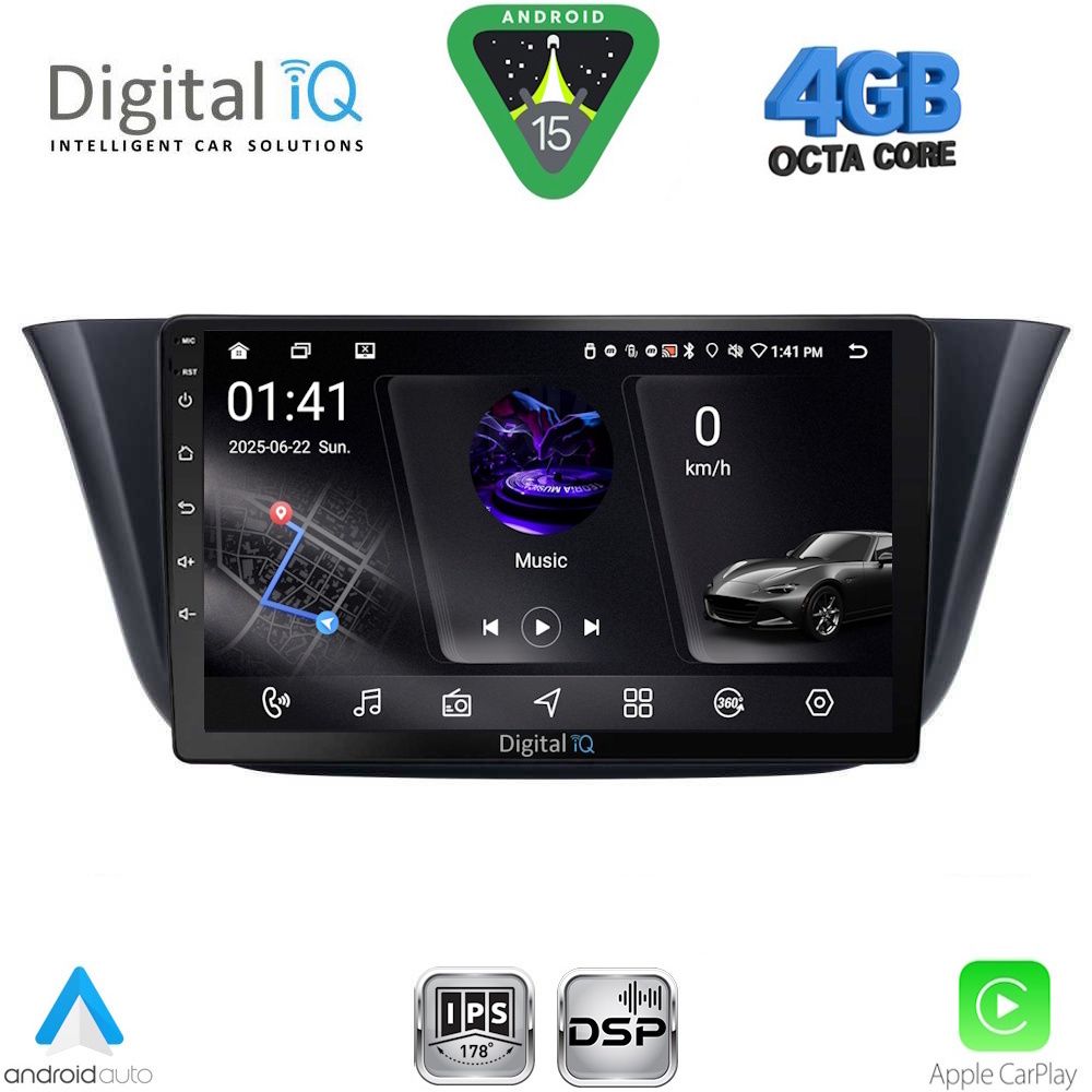 Βλησαρούλης Car Center - DIGITAL IQ RSG 6265_CPA (9inc) MULTIMEDIA TABLET for IVECO DAILY mod. 2014-2024