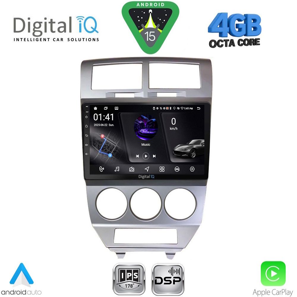 Βλησαρούλης Car Center - DIGITAL IQ RSG 6275_CPA (10inc) MULTIMEDIA TABLET for DODGE CALIBER mod. 2006-2012