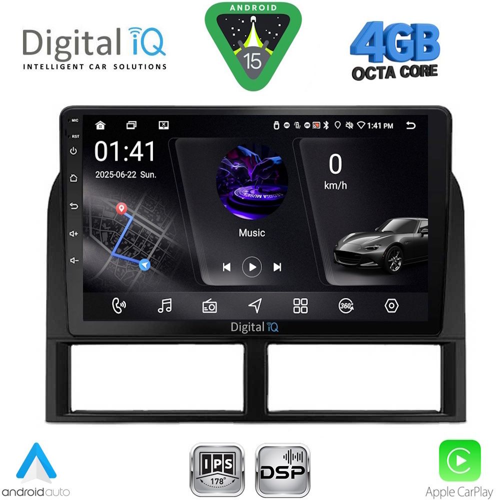 Βλησαρούλης Car Center - DIGITAL IQ RSG 6280_CPA (9inc) MULTIMEDIA TABLET for JEEP GRAND CHEROKEE mod. 1999-2004
