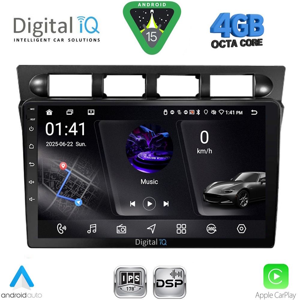 Βλησαρούλης Car Center - DIGITAL IQ RSG 6306_CPA (9inc) MULTIMEDIA TABLET for KIA PICANTO mod. 2004-2008