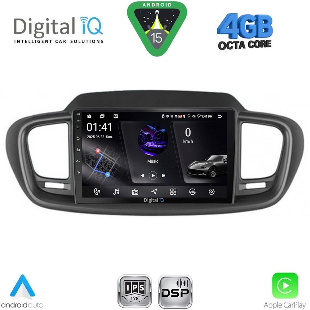 Βλησαρούλης Car Center - DIGITAL IQ RSG 6319_CPA (10inc) MULTIMEDIA TABLET for KIA SORENTO mod. 2014-2020