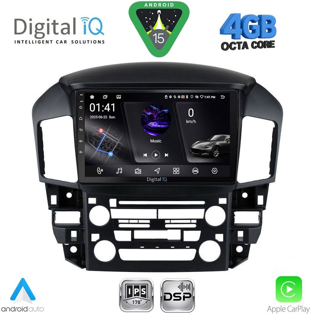 Βλησαρούλης Car Center - DIGITAL IQ RSG 6344_CPA (9inc) MULTIMEDIA TABLET for LEXUS RX 300 mod. 1998-2003
