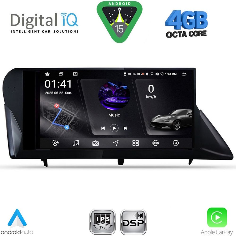 Βλησαρούλης Car Center - DIGITAL IQ RSG 6346_CPA (9inc) MULTIMEDIA TABLET for LEXUS RX mod. 2009-2014