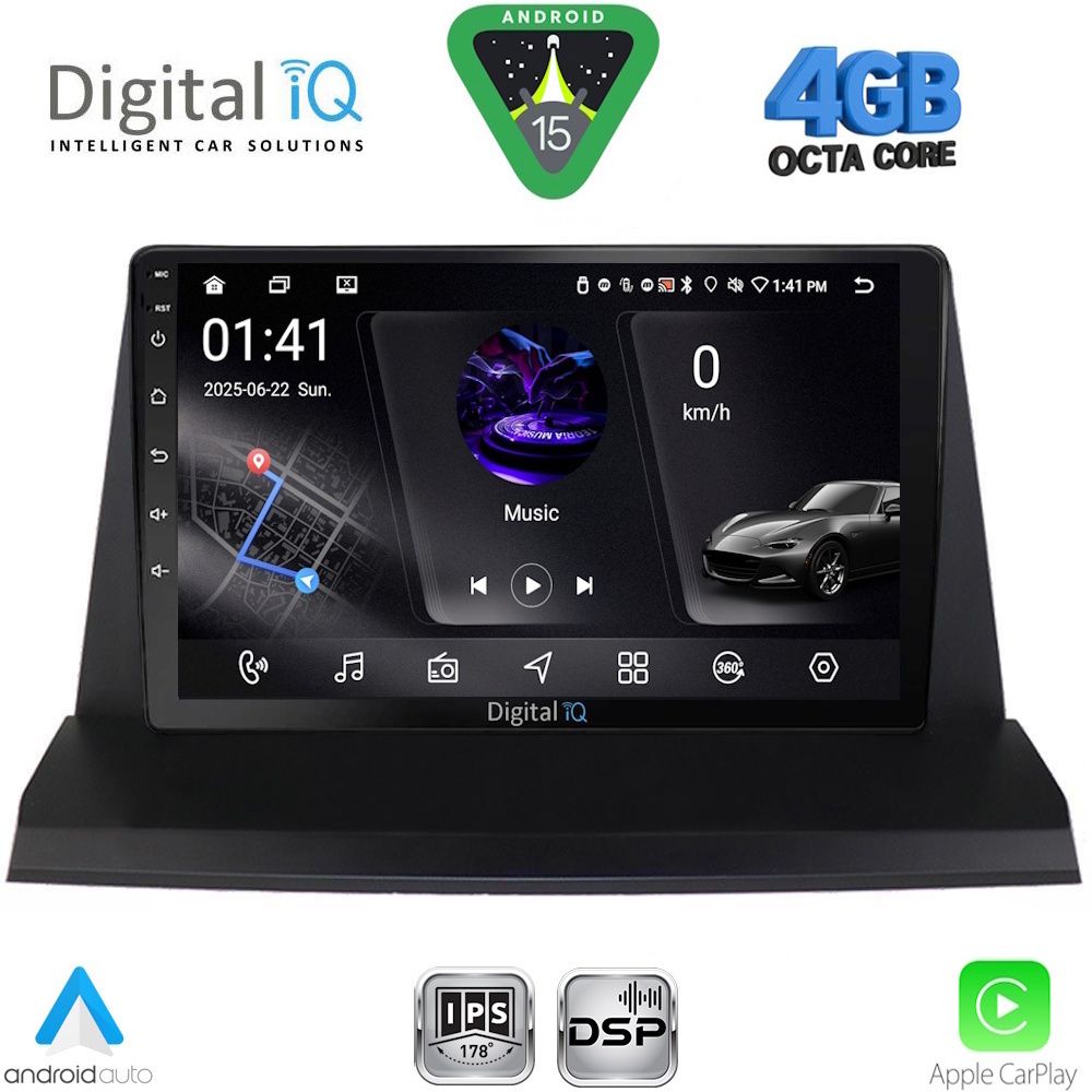 Βλησαρούλης Car Center - DIGITAL IQ RSG 6350_CPA (9inc) MULTIMEDIA TABLET for LEXUS NX 200 mod. 2014-2022