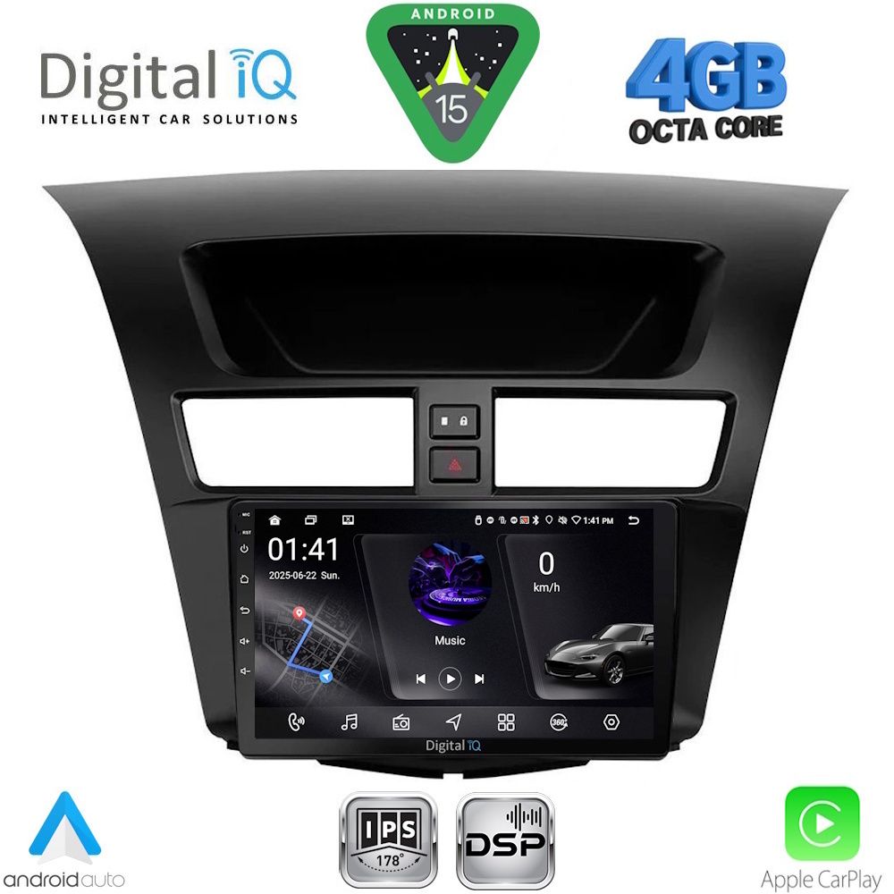 Βλησαρούλης Car Center - DIGITAL IQ RSG 6364_CPA (9inc) MULTIMEDIA TABLET for MAZDA BT50 mod. 2012-2019
