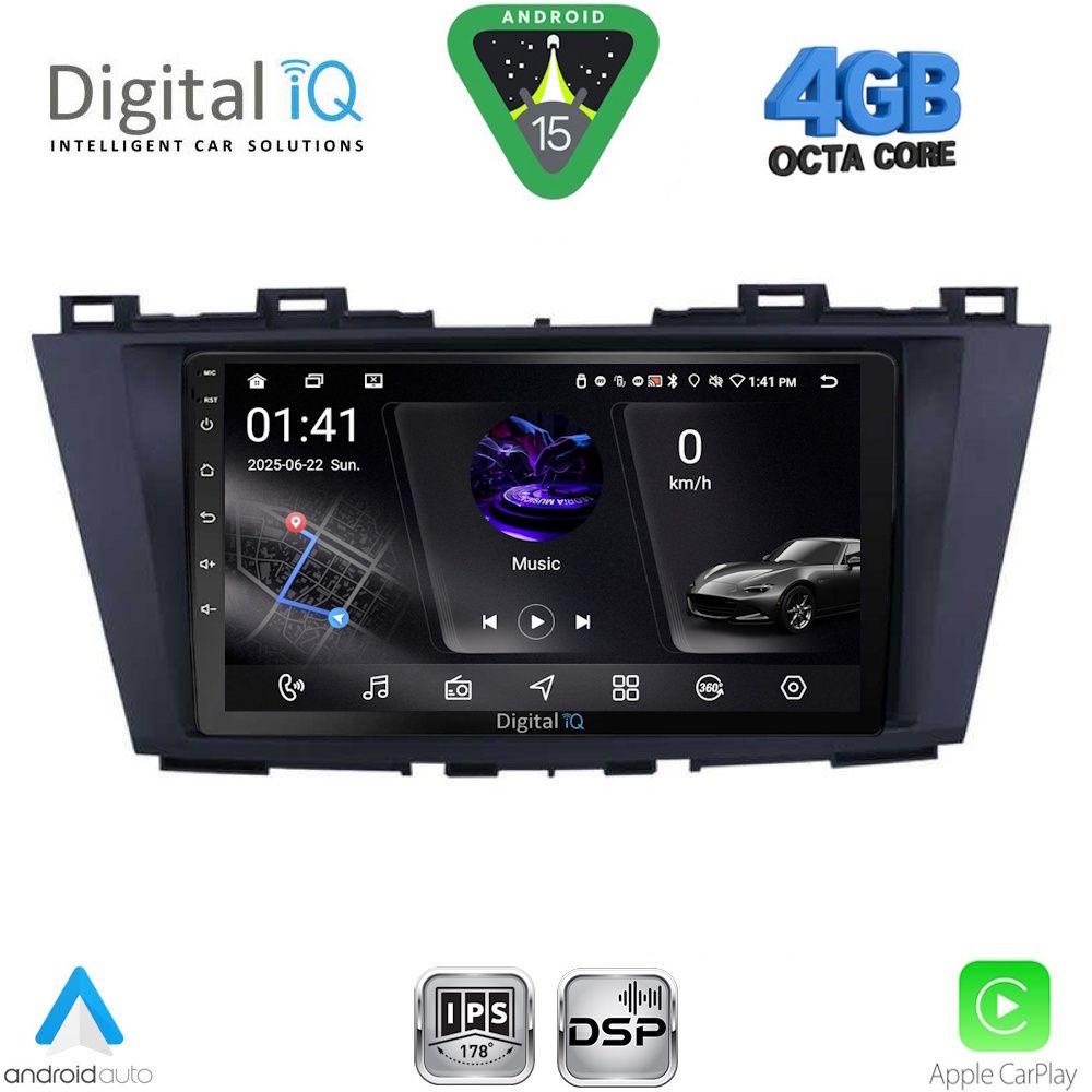Βλησαρούλης Car Center - DIGITAL IQ RSG 6371_CPA (9inc) MULTIMEDIA TABLET for MAZDA 5 mod. 2011-2020