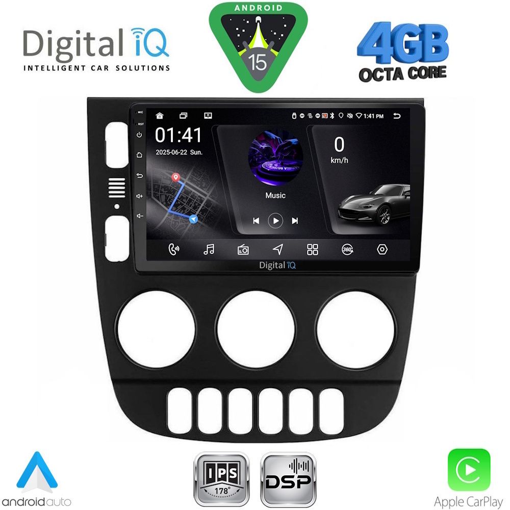 Βλησαρούλης Car Center - DIGITAL IQ RSG 6413_CPA (9inc) MULTIMEDIA TABLET for MERCEDES ML (W163) mod. 2002-2005