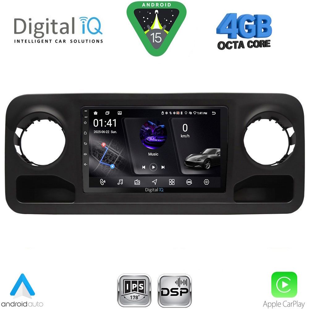 Βλησαρούλης Car Center - DIGITAL IQ RSG 6424_CPA (10inc) MULTIMEDIA TABLET for MERCEDES SPRINTER mod. 2018-2026