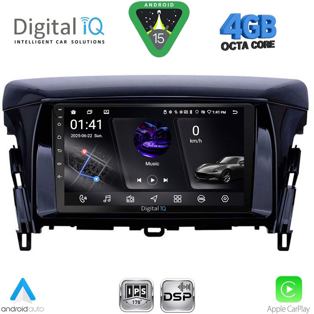 Βλησαρούλης Car Center - DIGITAL IQ RSG 6432_CPA (9inc) MULTIMEDIA TABLET for MITSUBISHI ECLIPSE CROSS mod. 2018-2026