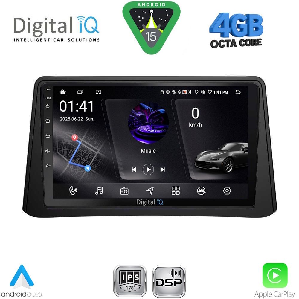 Βλησαρούλης Car Center - DIGITAL IQ RSG 6496_CPA (9inc) MULTIMEDIA TABLET for OPEL MOKKA mod. 2012-2015
