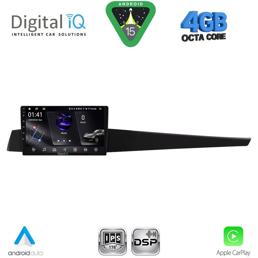 Βλησαρούλης Car Center - DIGITAL IQ RSG 6552_CPA (10inc) MULTIMEDIA TABLET for RENAULT LAGUNA mod. 2007-2015