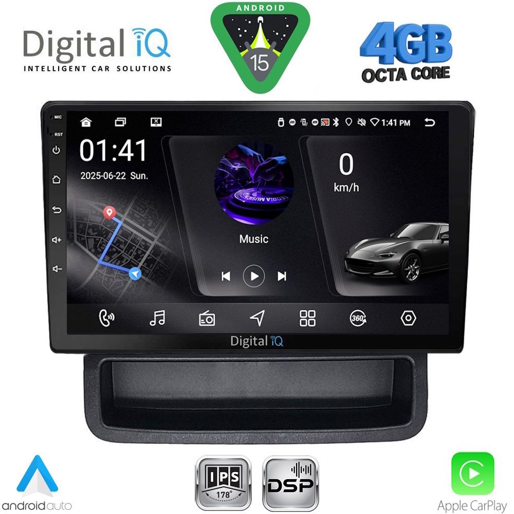 Βλησαρούλης Car Center - DIGITAL IQ RSG 6559_CPA (10inc) MULTIMEDIA TABLET for OPEL VIVARO – RENAULT TRAFIC - NISSAN PRIMASTAR mod. 2004-2015
