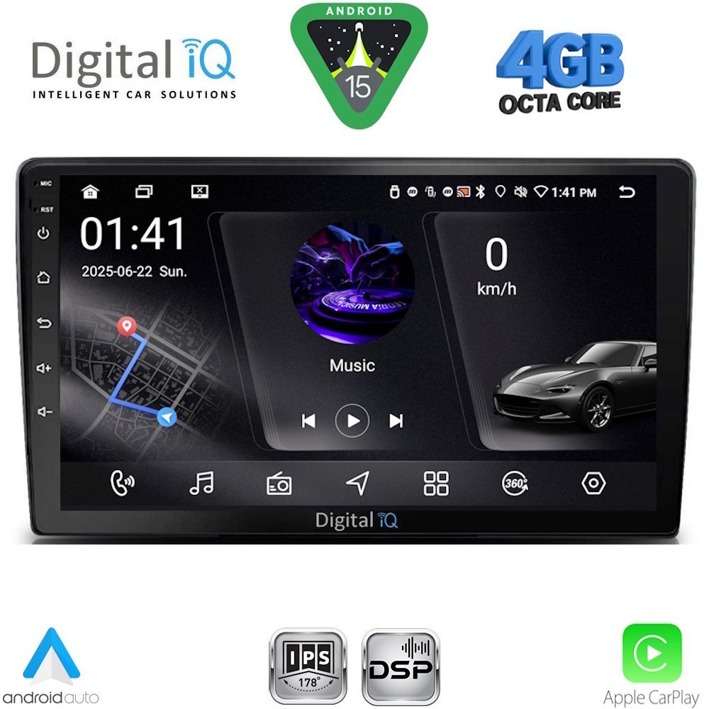 Βλησαρούλης Car Center - DIGITAL IQ RSG 6722_CPA (9inc) MULTIMEDIA TABLET for TOYOTA LANDCRUISER mod. 1998-2003
