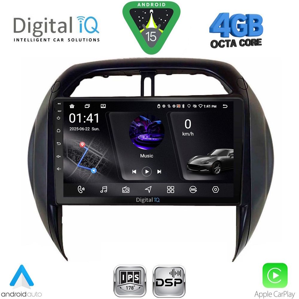 Βλησαρούλης Car Center - DIGITAL IQ RSG 6730_CPA CLIMA (9inc) MULTIMEDIA TABLET for TOYOTA RAV 4 mod. 2000-2006