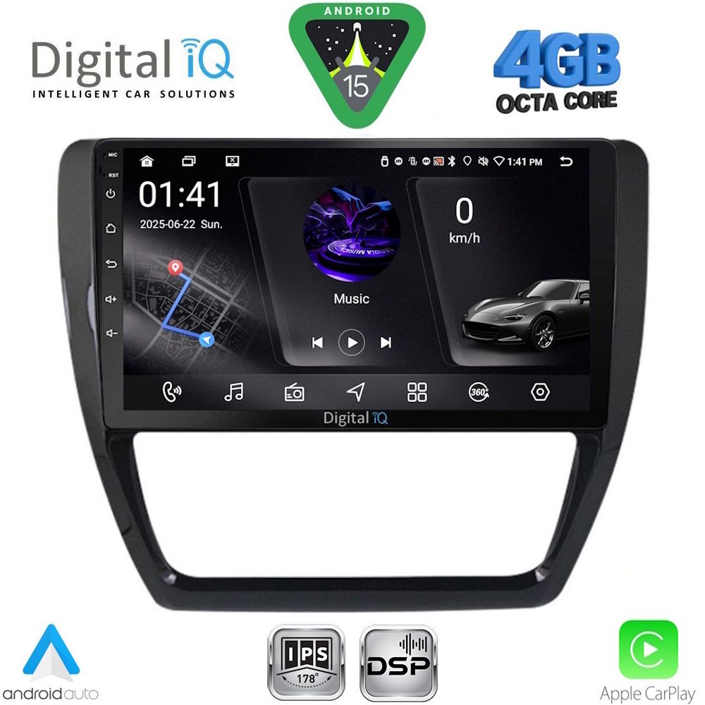 Βλησαρούλης Car Center - DIGITAL IQ RSG 6741_CPA (10inc) MULTIMEDIA TABLET for VW JETTA mod. 2010-2016