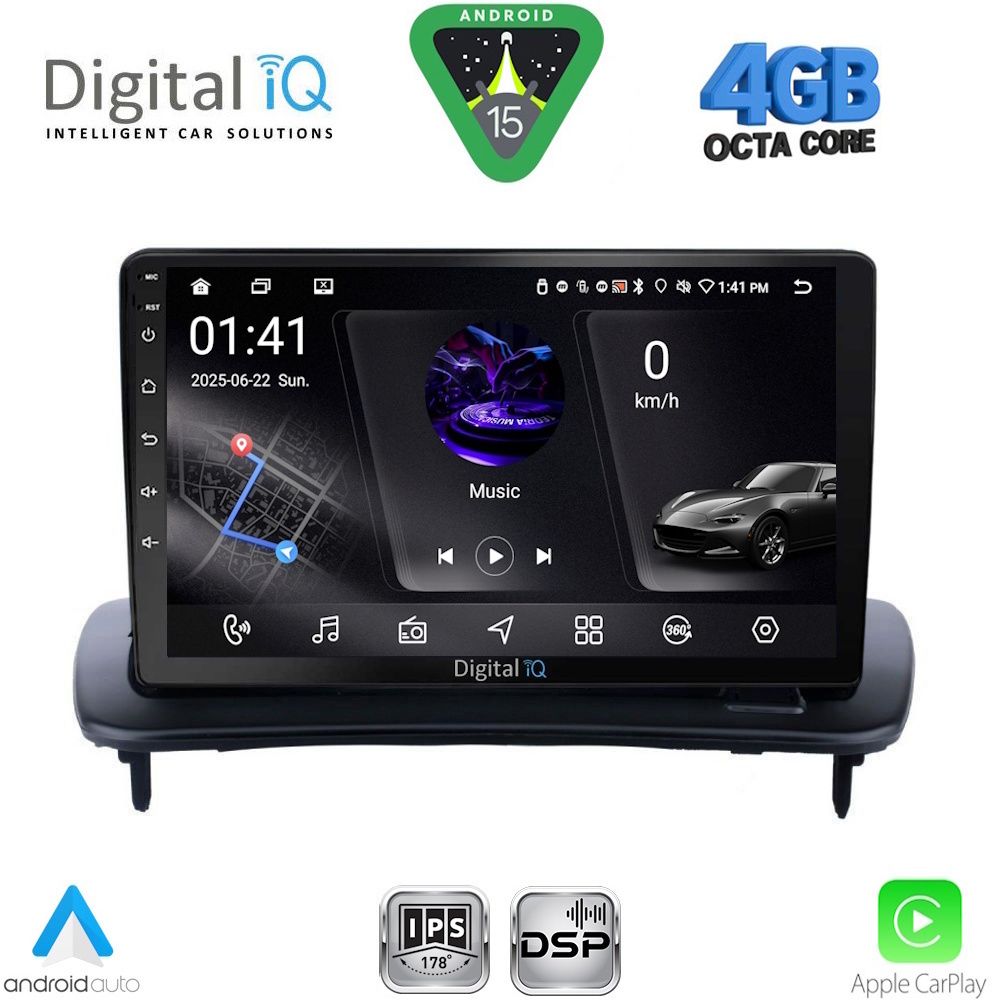 Βλησαρούλης Car Center - DIGITAL IQ RSG 6783_CPA (9inc) MULTIMEDIA TABLET for VOLVO C30 - S40 mod. 2005-2013