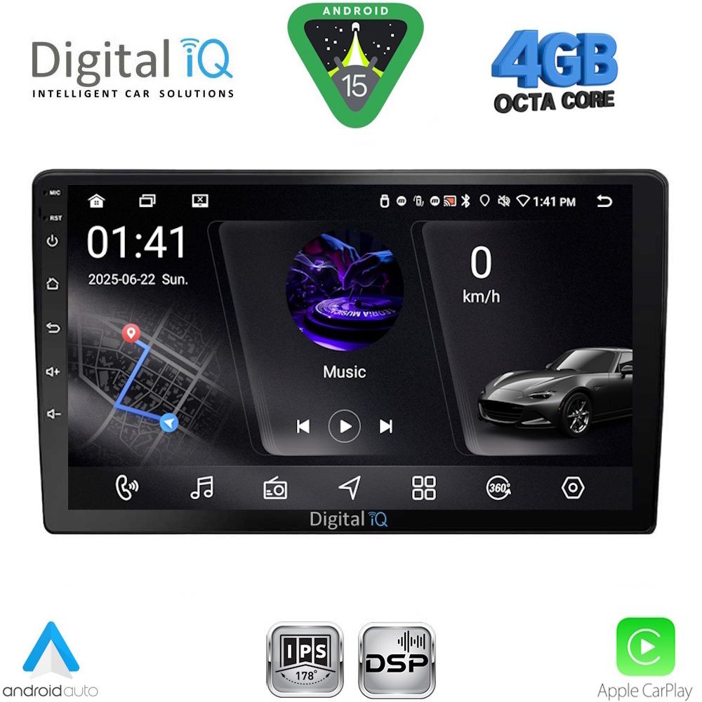 Βλησαρούλης Car Center - DIGITAL IQ RSG 6909_CPA (9" SLIM) MULTIMEDIA TABLET